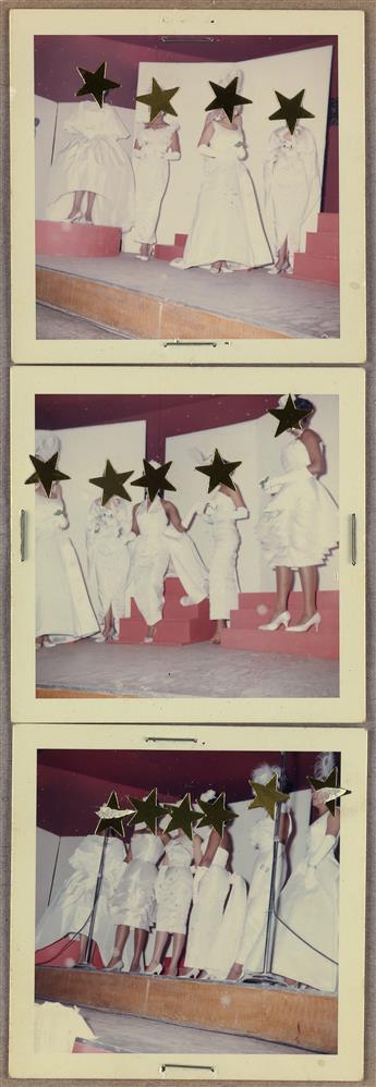 (AFRICAN AMERICAN--FASHION) An archive of approximately 70 photographs from Dayton, Ohio documenting African American runway shows, mod